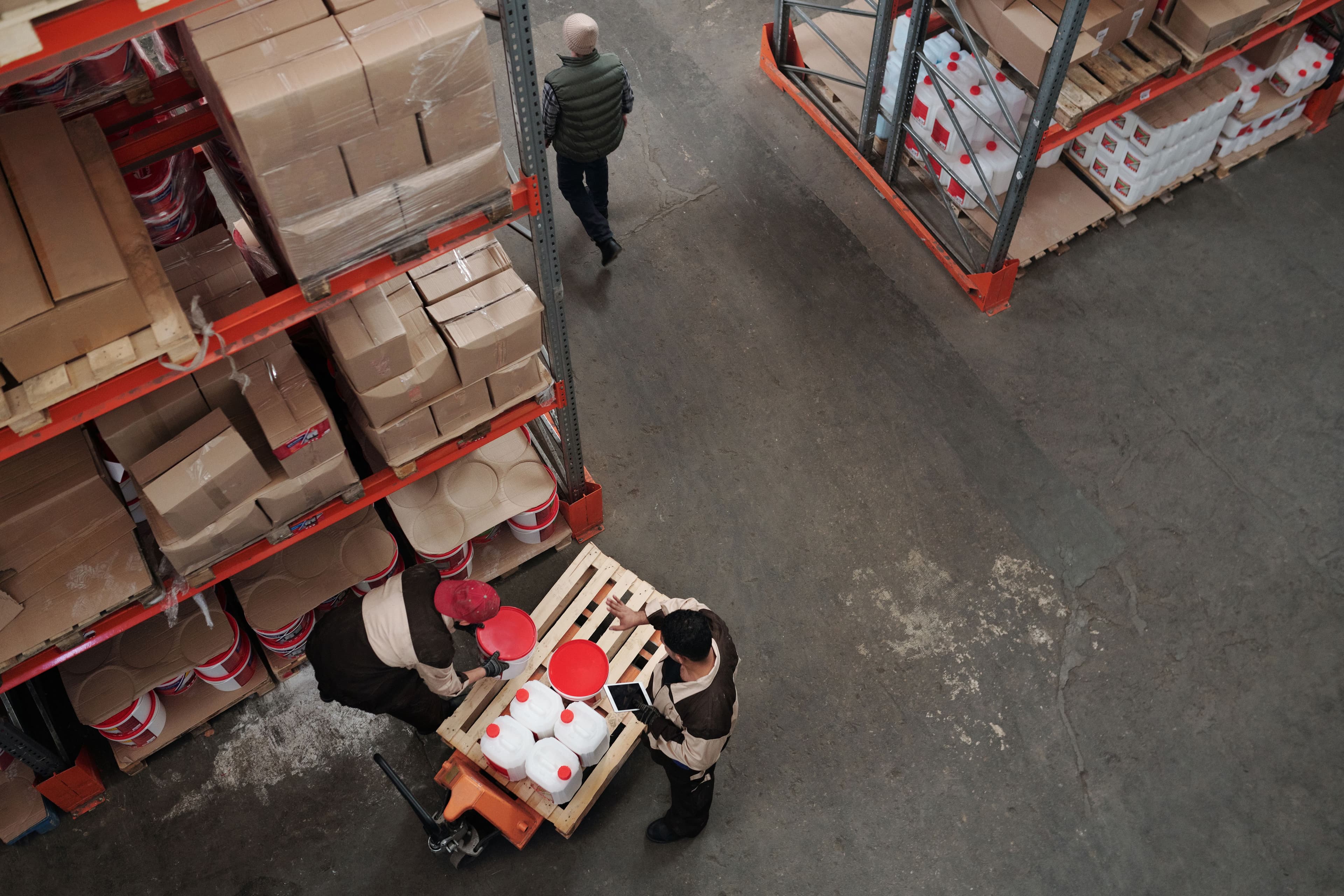 Placeholder - warehouse workers packaging goods